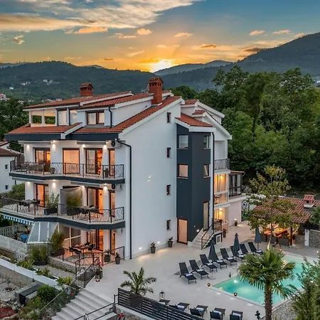 Villa Adriatic, Apartment Enio With Swimming Pool, Panoramic Sew View, Free Parking Icici Exterior photo